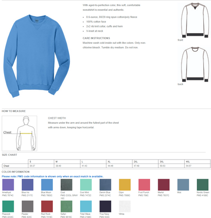 ART 5E - Garment-Dyed Crewneck Sweatshirt