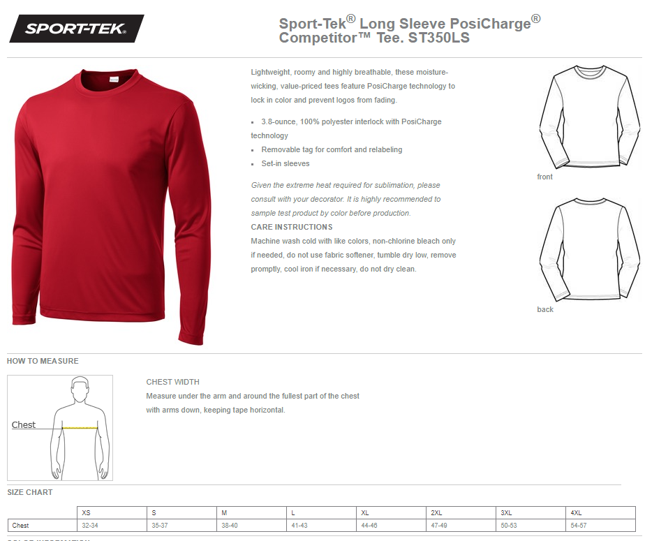 MSICU - Dry Fit T-Shirt - Long Sleeve