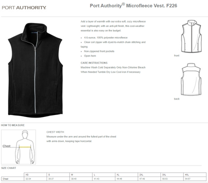ART 5E - Fleece Vest