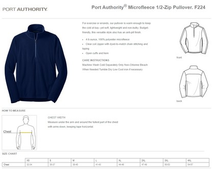 ART 5E  - Microfleece 1/2-Zip Pullover