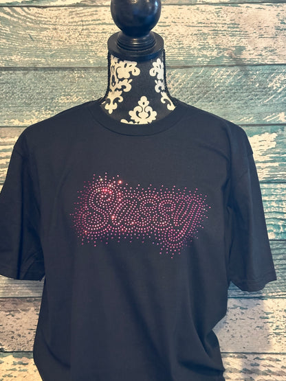 SASSY - UNISEX TEE - RHINESTONE