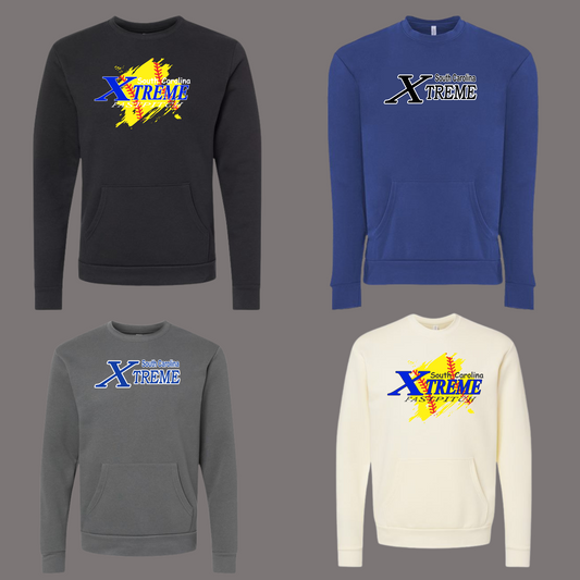 SC Xtreme Softball -  - Santa Cruz Pocket Crewneck Sweatshirt