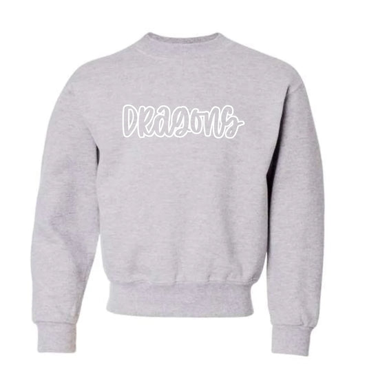 DF Bubble Dragon Font Sweatshirt