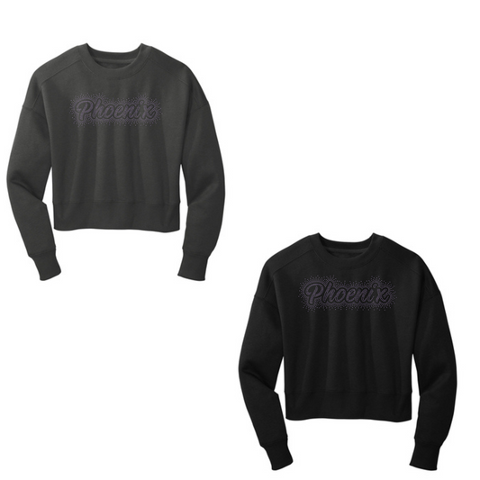 PHOENIX - CROPPED CREW - RHINESTONE