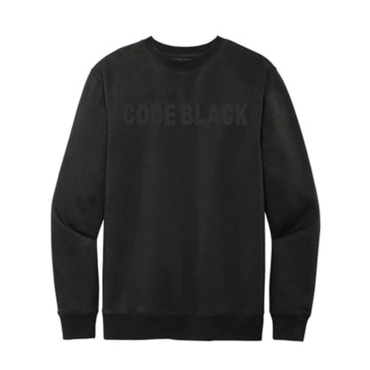 CODE BLACK - FLEECE CREW