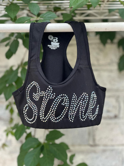 SPORTS BRA - RHINESTONE