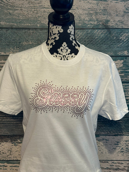 SASSY - UNISEX TEE - RHINESTONE