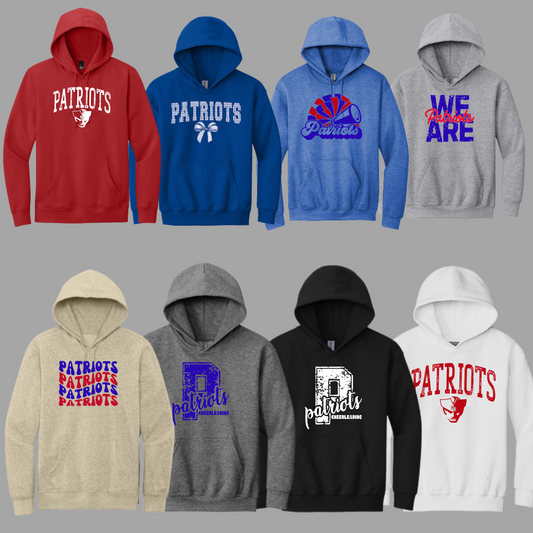 FORT D  CHEER - FLEECE HOODIE