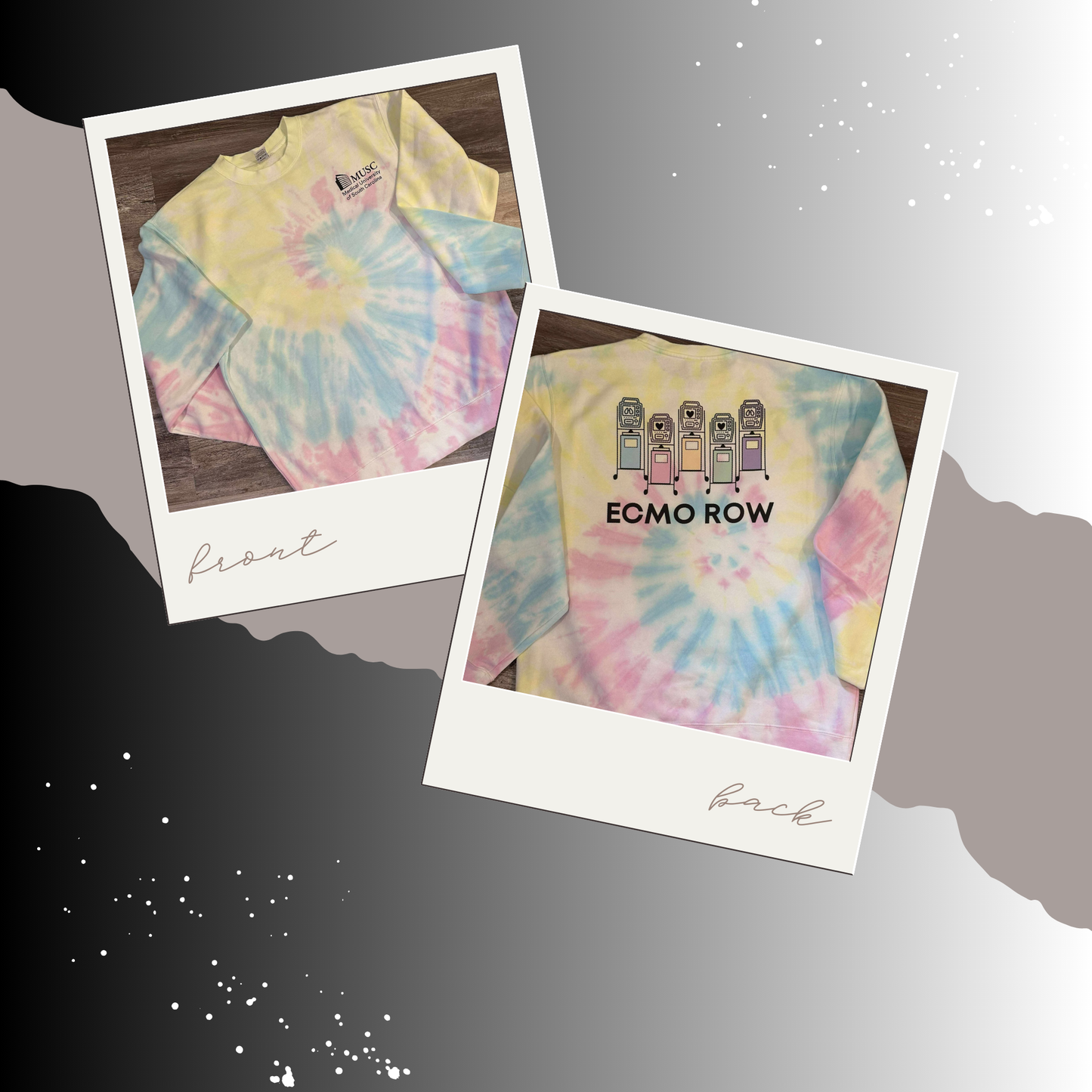 ECMO - Tie-Dyed Crewneck Sweatshirt