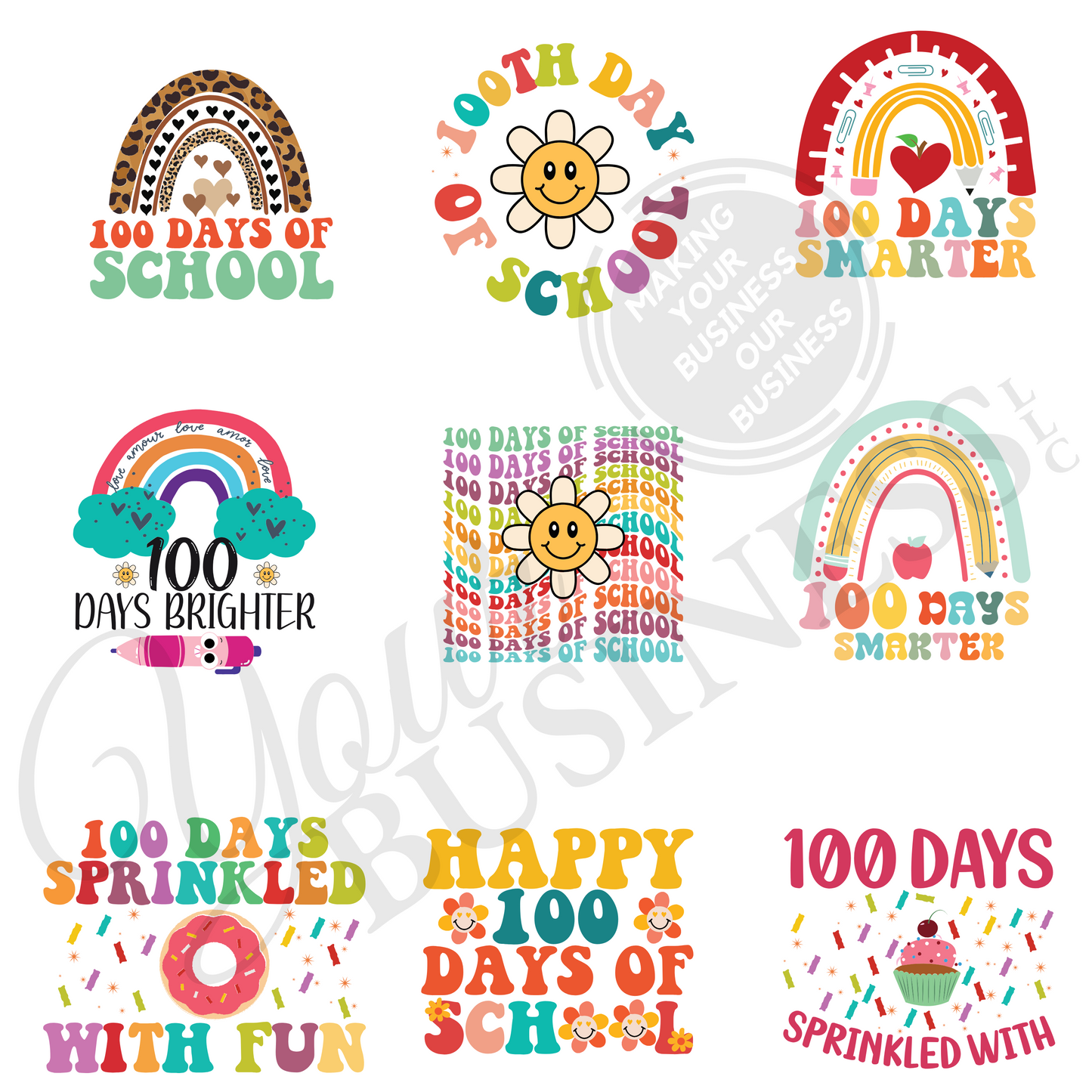 100 DAYS OF SCHOOL - RAINBOWS AND SPRINKLES