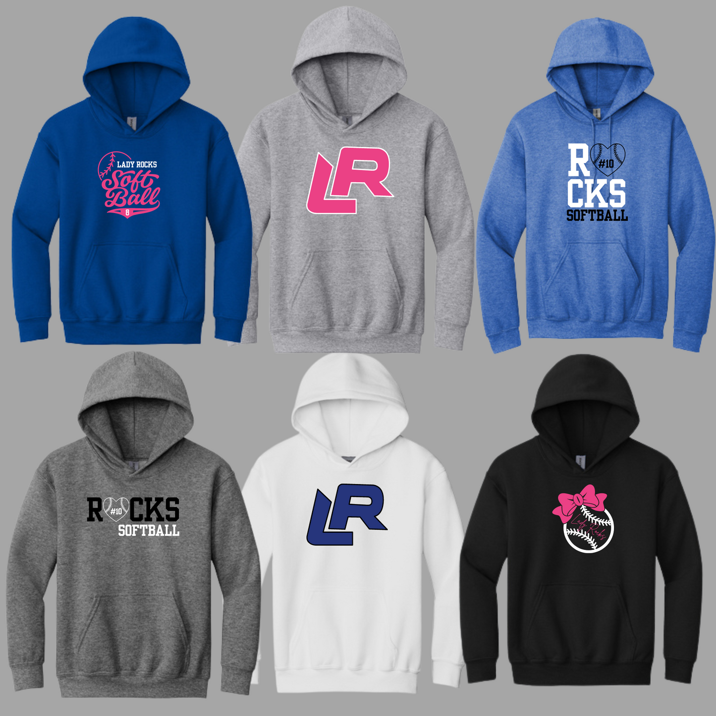 LADY ROCKS SOFTBALL - Hoodie