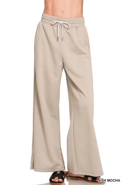 Scuba Flowy Drawstring Pants w/ pockets