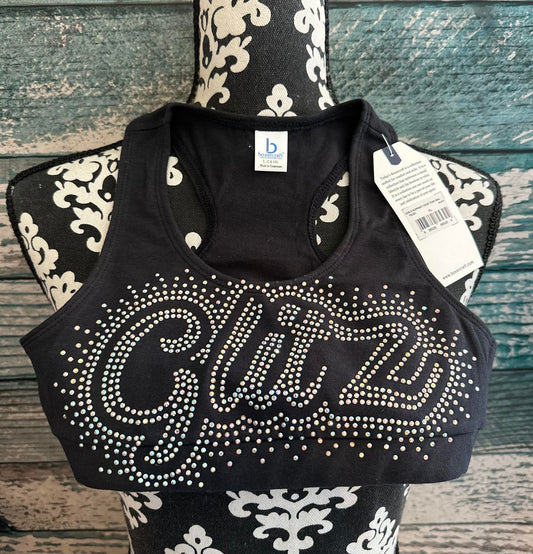 GLITZ  - SPORTS BRA - RHINESTONE