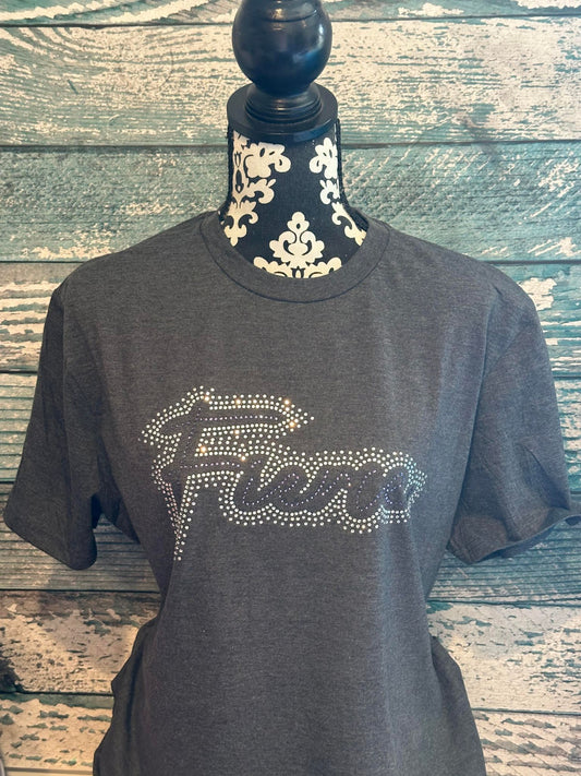 FIERCE - UNISEX TEE - RHINESTONE