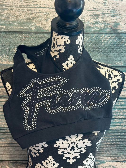 FIERCE - SPORTS BRA - RHINESTONE
