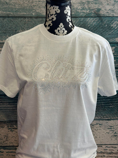 GLITZ  - UNISEX TEE - RHINESTONE