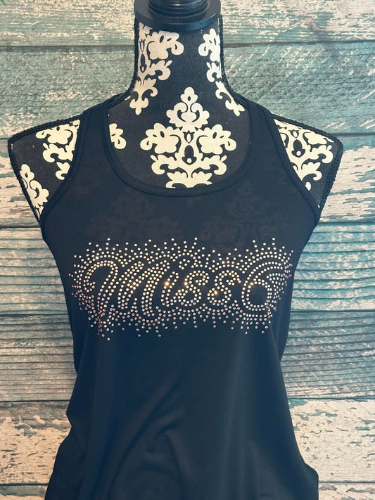 FLOWY TANK - RHINESTONE