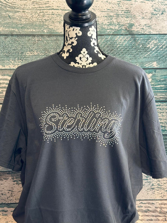 STERLING - UNISEX TEE - RHINESTONE