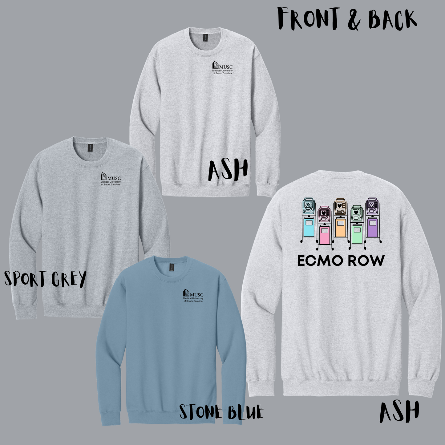 ECMO - Softstyle® Crewneck Sweatshirt
