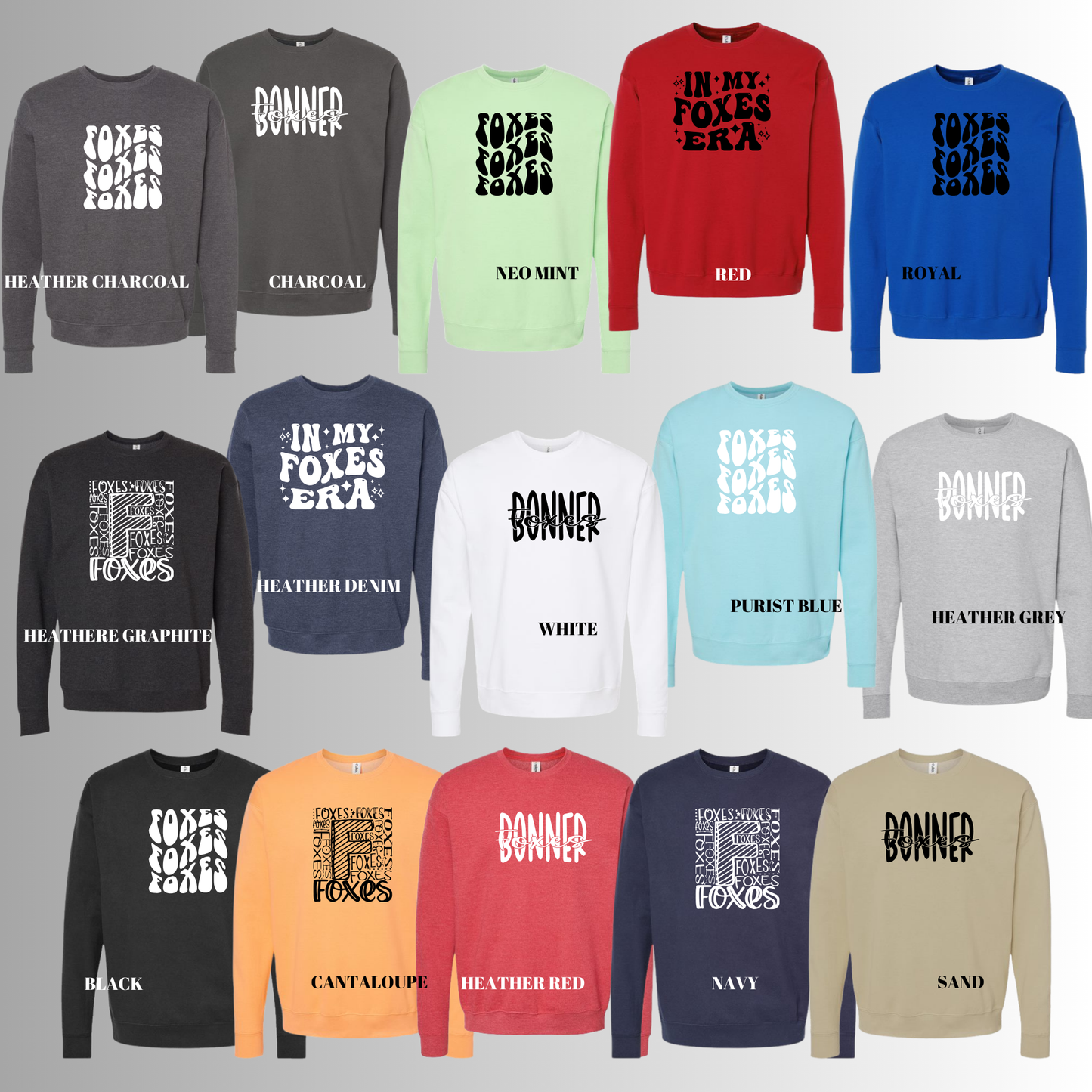 Bonner Elementary School - Crewneck Sweatshirt