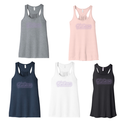 PLATINUM  - TANK - RHINESTONE