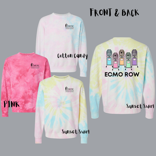 ECMO - Tie-Dyed Crewneck Sweatshirt