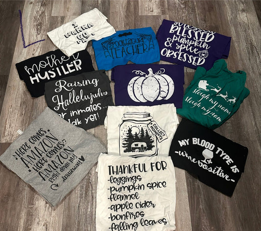 ALL SIZE LARGE TOPS - UNISEX