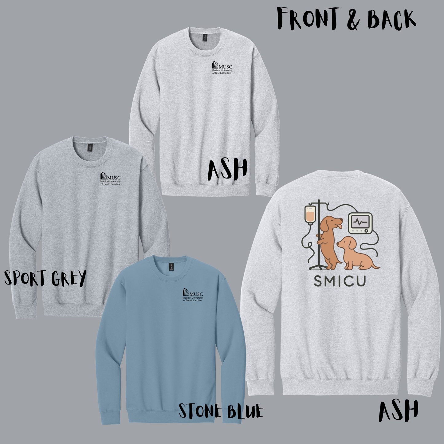 SMICU - Softstyle® Crewneck Sweatshirt