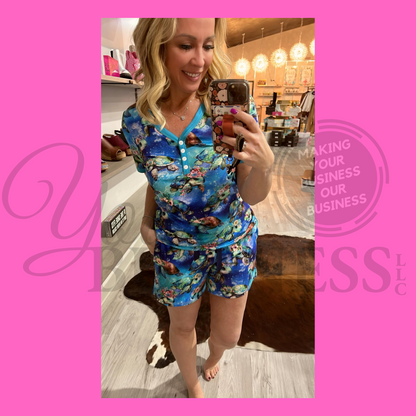 MATCHING SUMMER SHORT SET PJS
