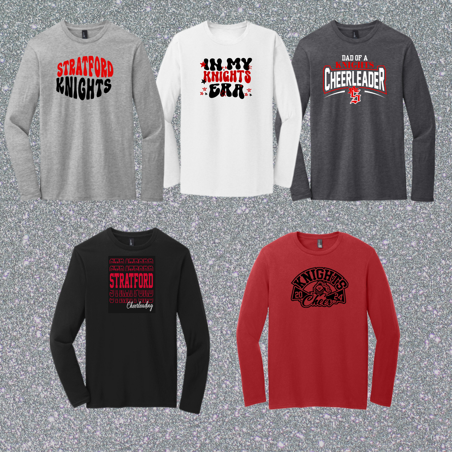 STRATFORD HIGH CHEER - LONG SLEEVE TEE