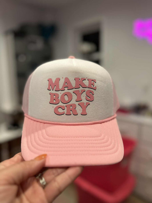 FOAM TRUCKER HAT - MAKE BOYS CRY