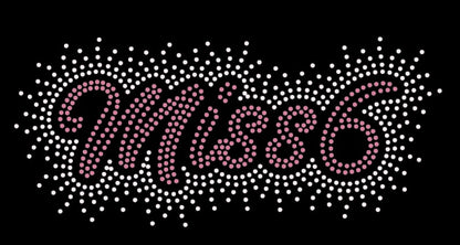 MISS 6 - Rhinestones On Black
