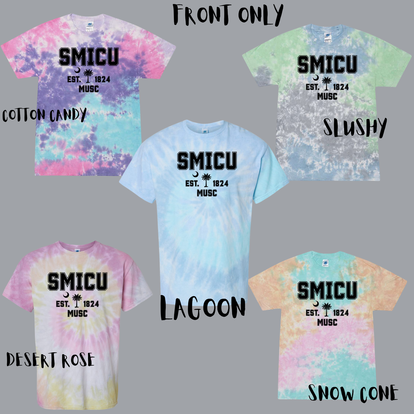 SMICU - Unisex Tie-Dyed T-Shirt