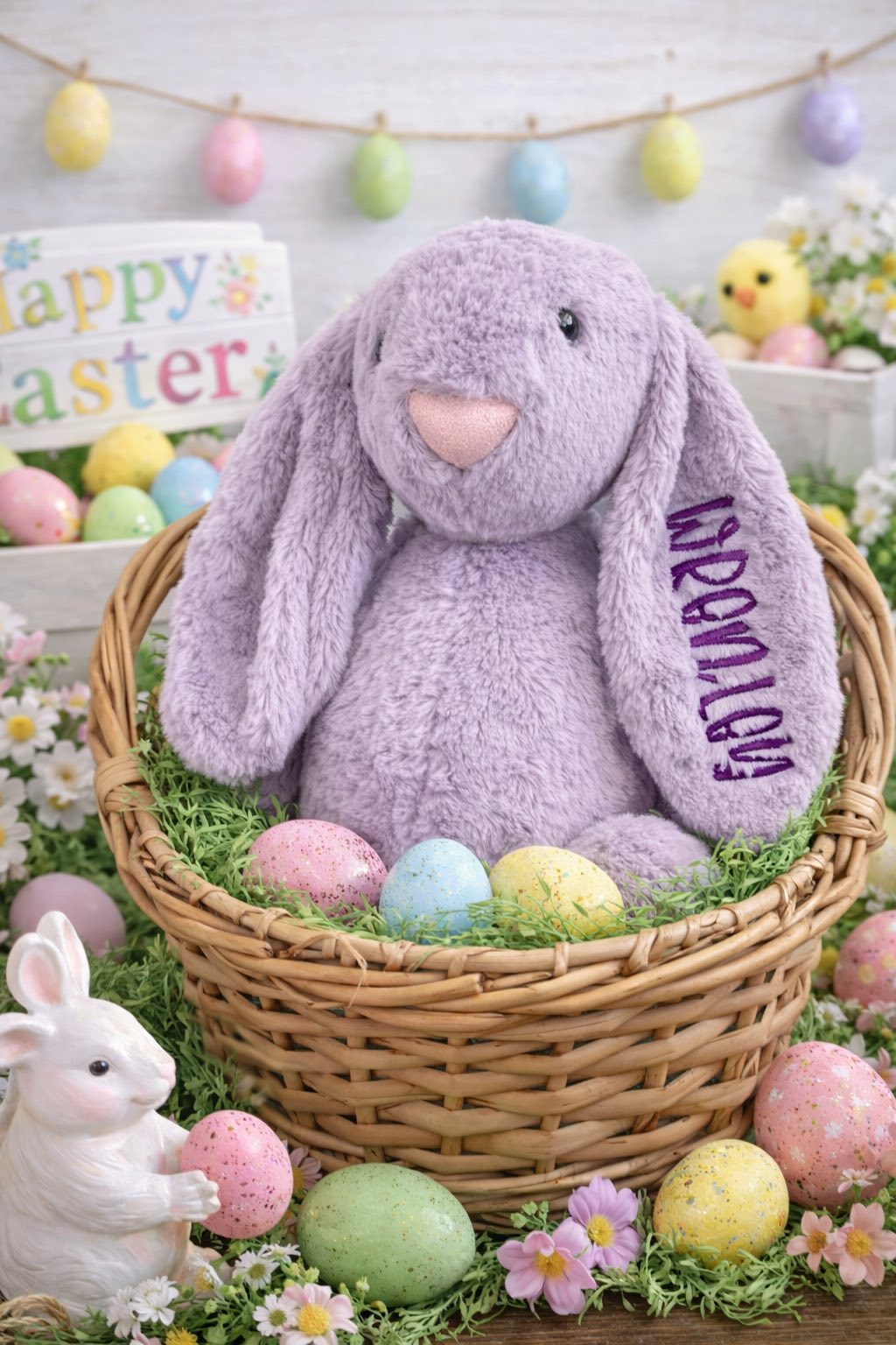 EMBROIDERED BUNNY