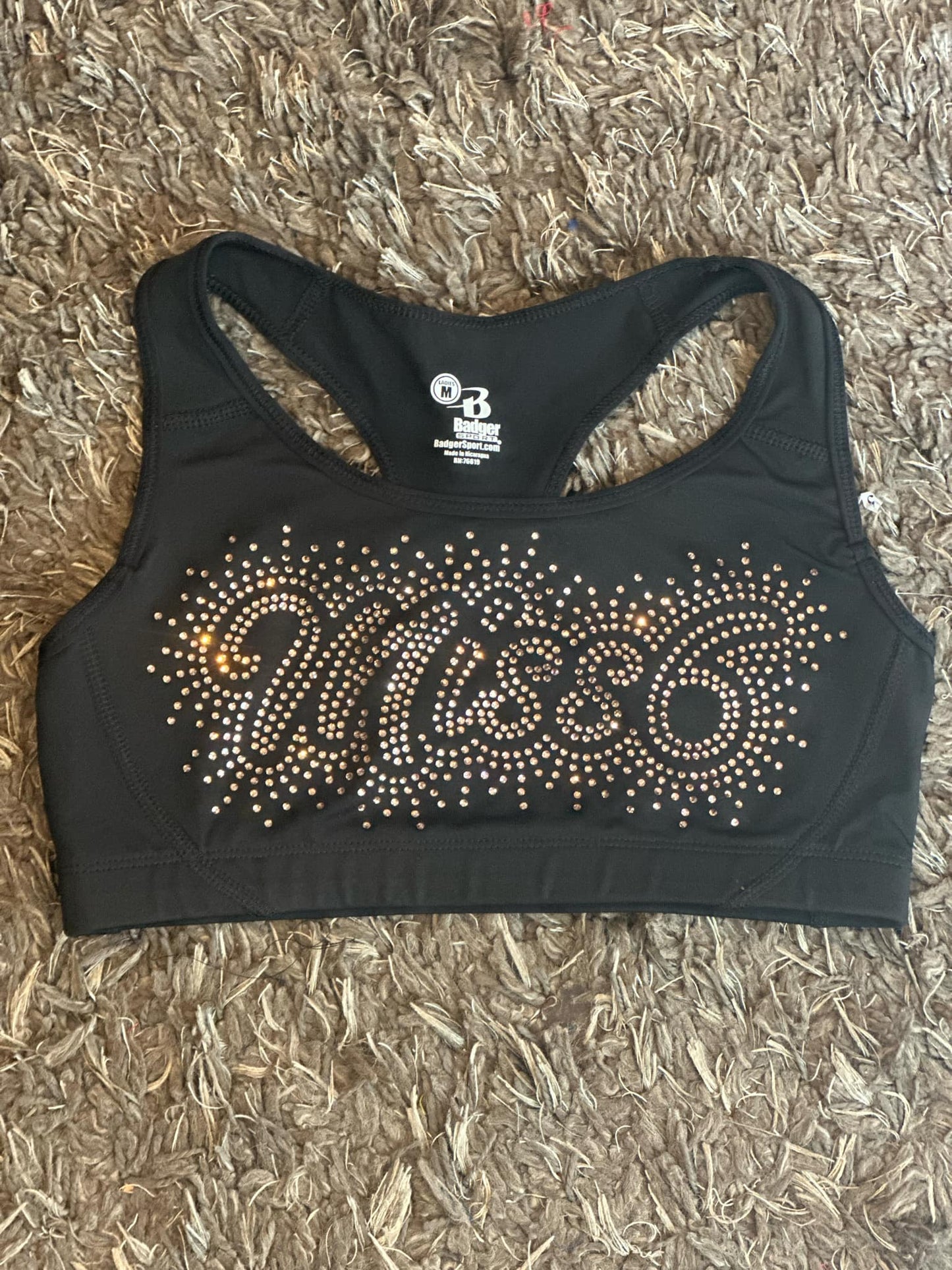 SPORTS BRA - RHINESTONE