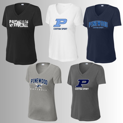 PINEWOOD - LADIES PERFORMANCE DRY FIT V NECK