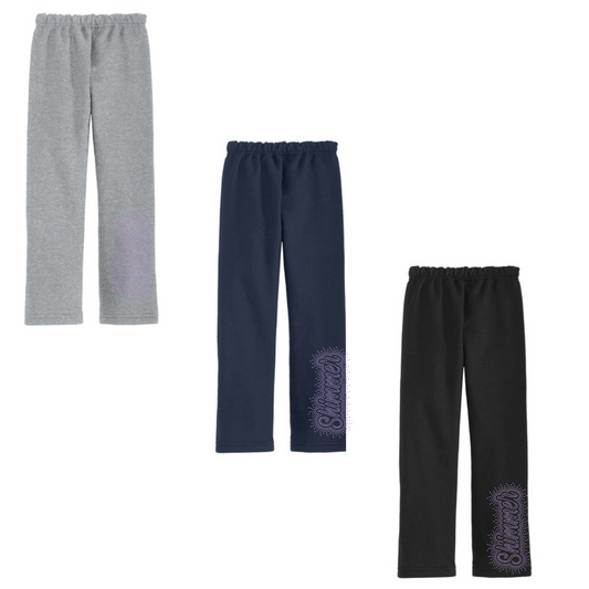 SHIMMER - Open Bottom Pant with Pockets - RHINESTONES