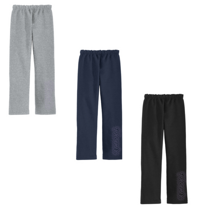 PHOENIX  - Open Bottom Pant with Pockets - RHINESTONES