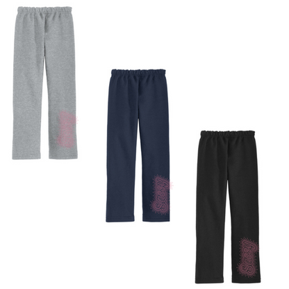 SASSY - Open Bottom Pant with Pockets - RHINESTONES