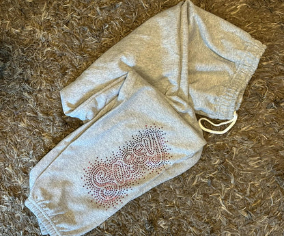 Joggers with Pockets - RHINESTONES