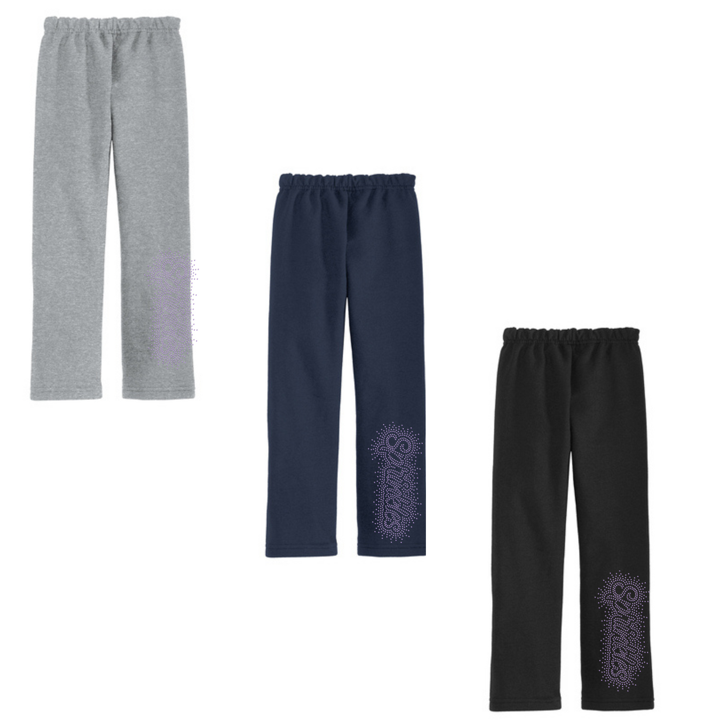 SPRINKLES - Open Bottom Pant with Pockets - RHINESTONES
