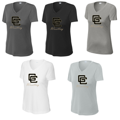 GOOSE CREEK WRESTLING - Ladies Performance Dry Fit V-Neck