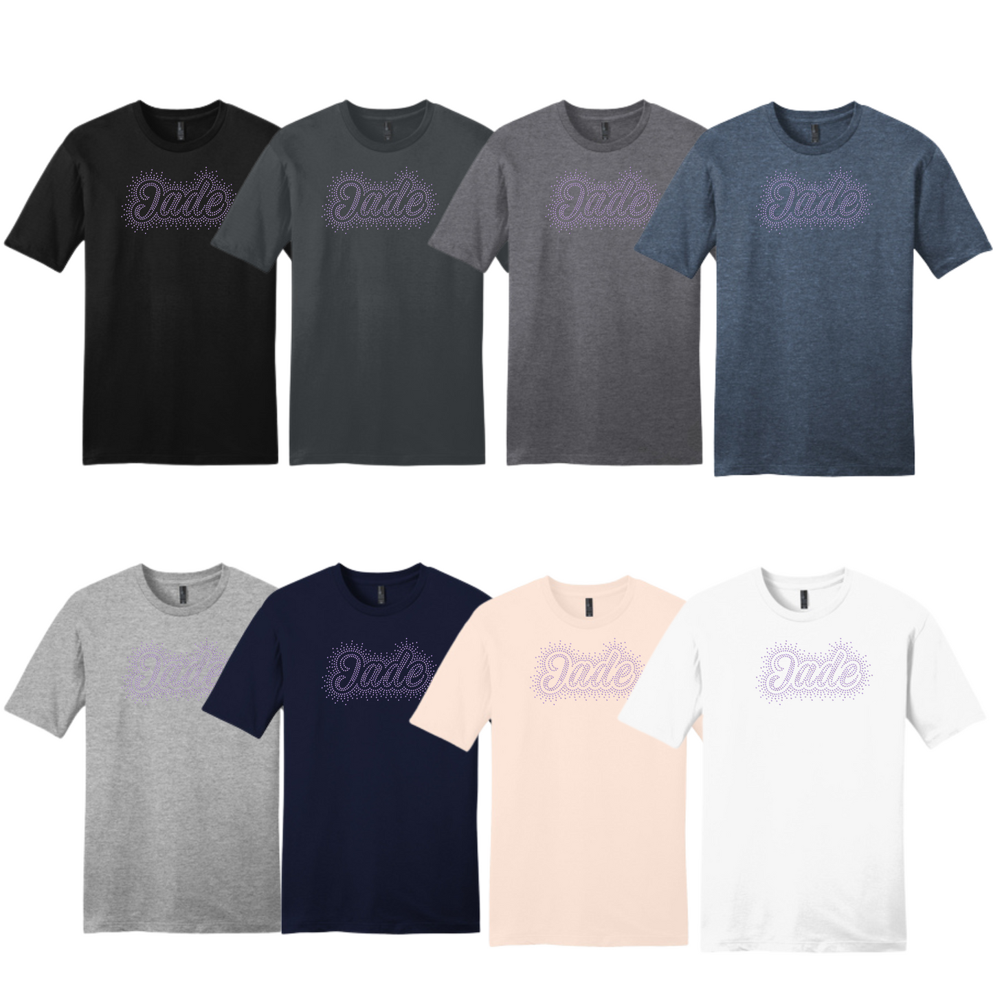 JADE  - UNISEX TEE - RHINESTONE