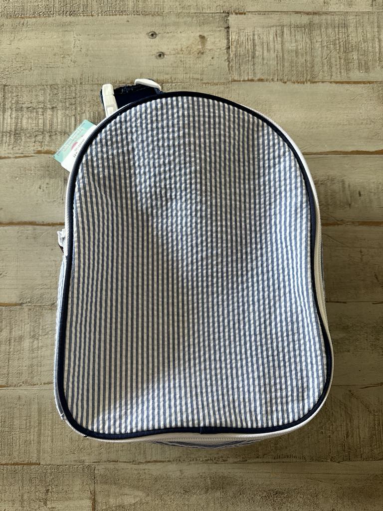 BLUE SEERSUCKER - LUNCH BOX