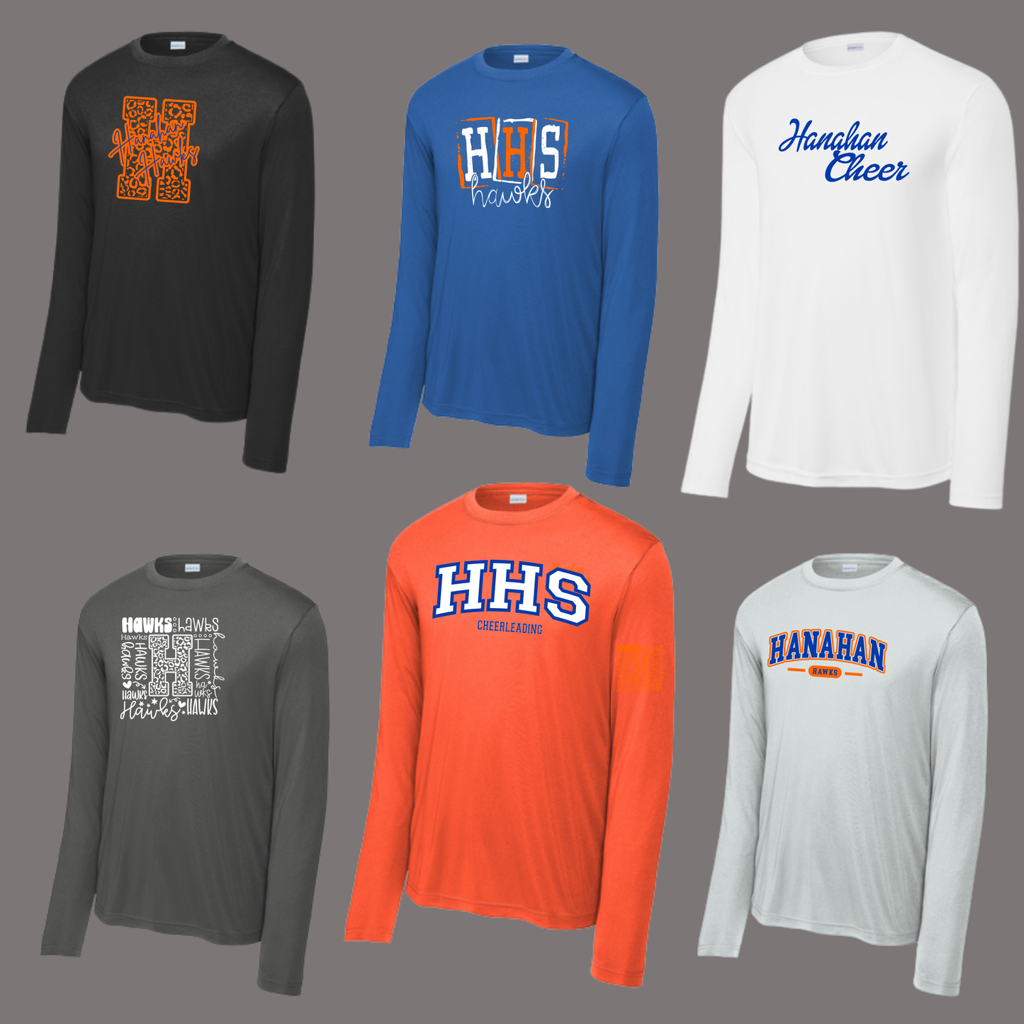 HANAHAN CHEER - PERFORMANCE DRY FIT LONG SLEEVE