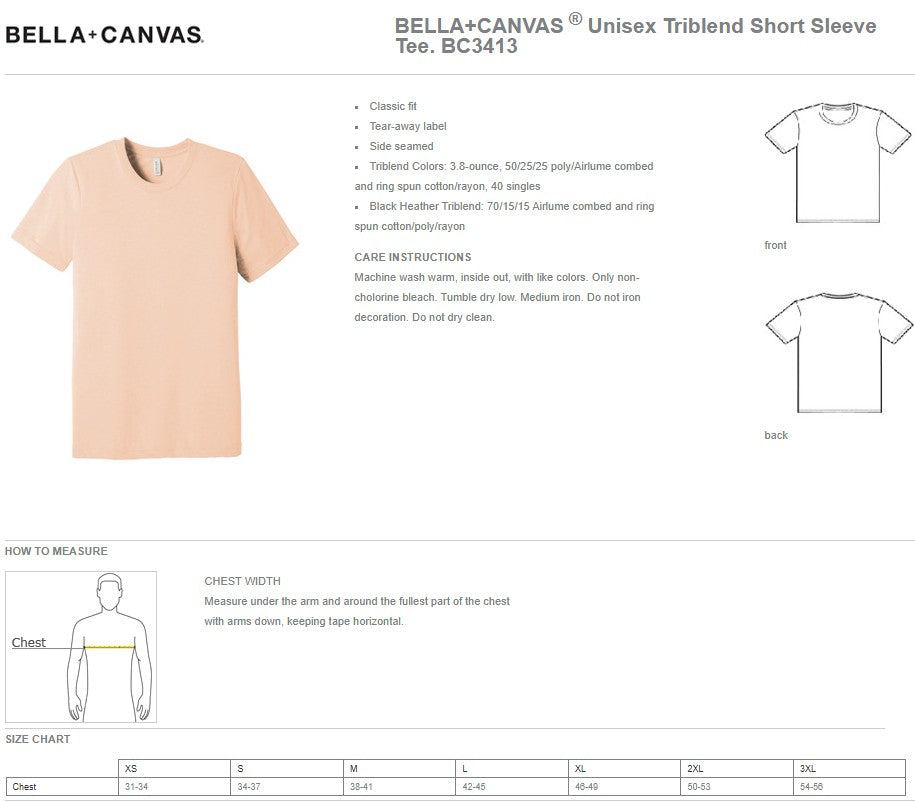 SMICU - Bella + Canvas Triblend Tee
