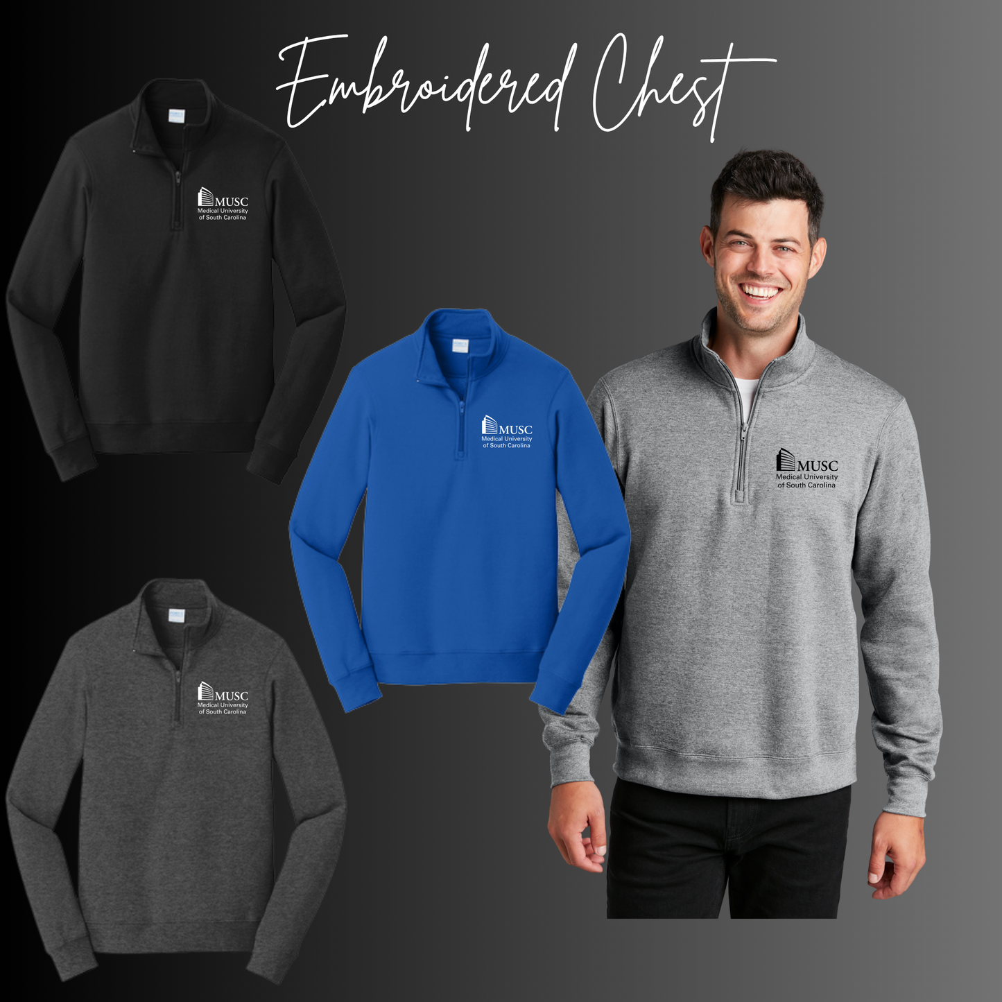 ART 5E - Fleece 1/4-Zip Pullover Sweatshirt