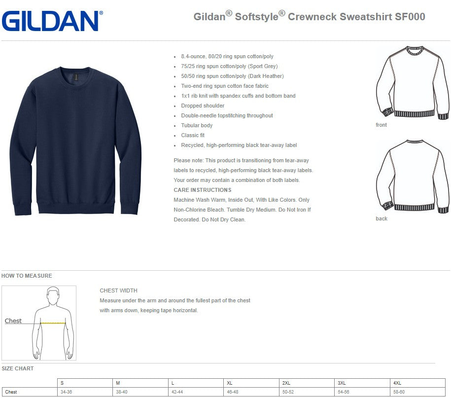 ECMO - Softstyle® Crewneck Sweatshirt