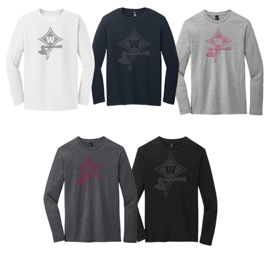 WANDO - Long Sleeve Tee - RHINESTONE