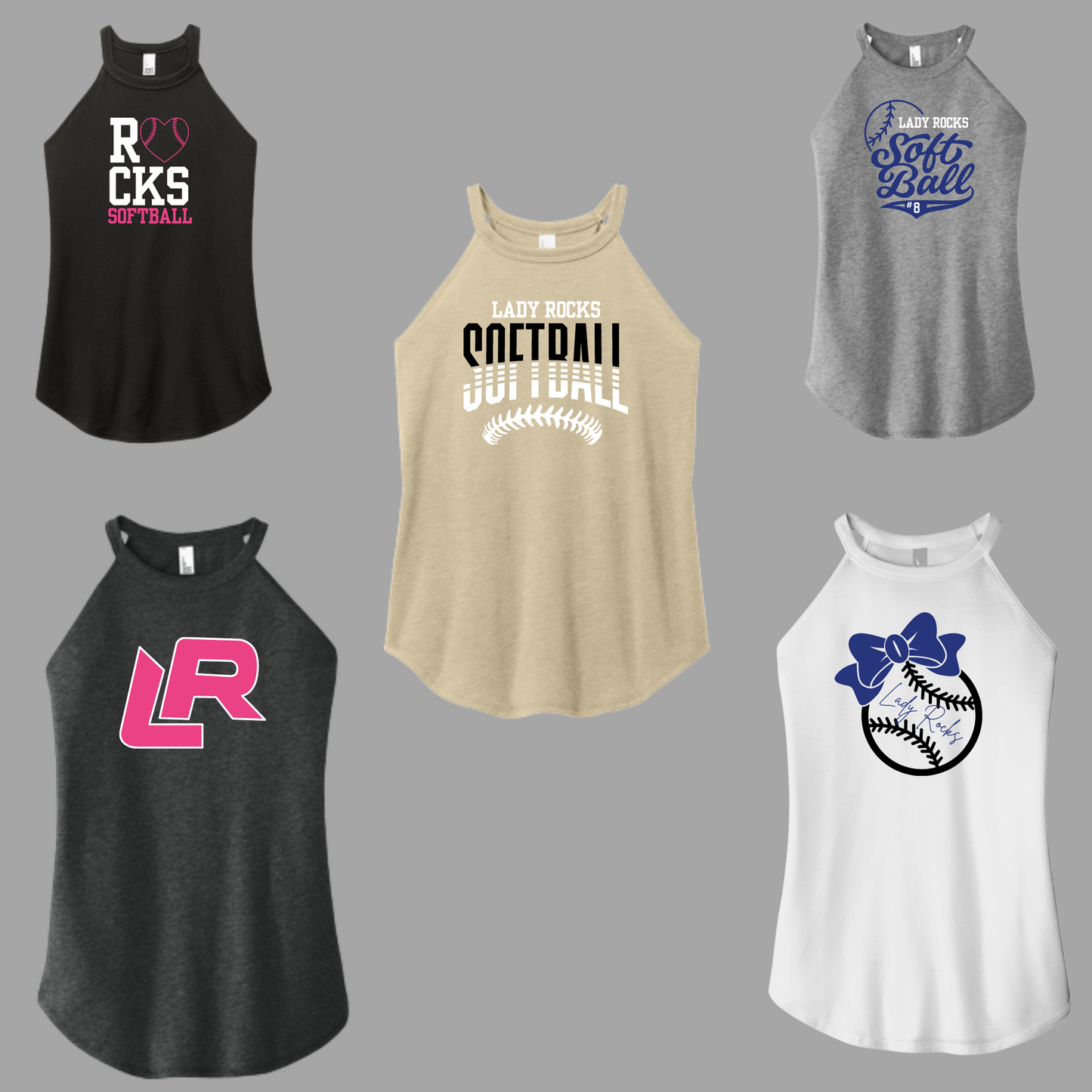 LADY ROCKS SOFTBALL - Rocker Tank